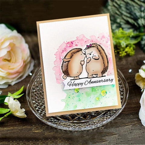 Inloveartshop Romantic Hedgehog Dies with Stamps Set