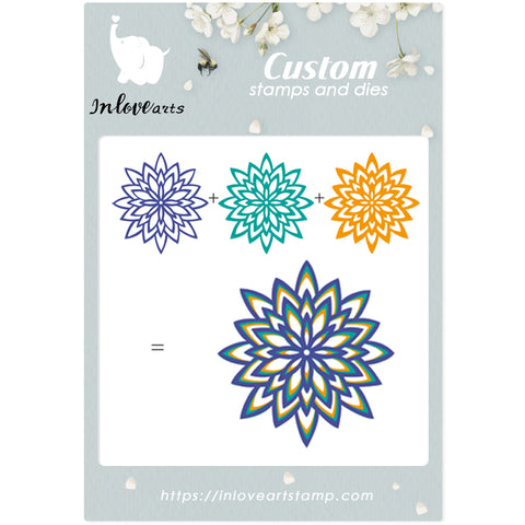 Inlovearts Kaleidoscope Collection Metal Cutting Dies