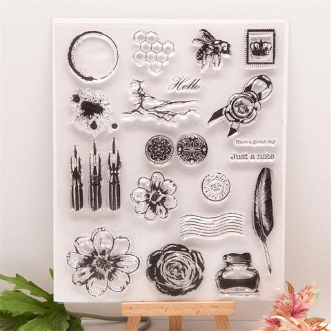 Inloveartshop Decoration Theme Multiple Decorations Dies with Stamps Set