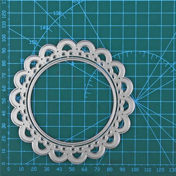 Simple Hollow Lace Frame Dies
