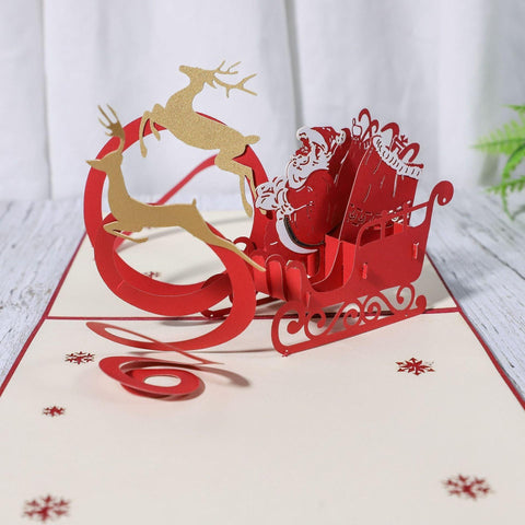 Christmas Deer 3D Christmas Card