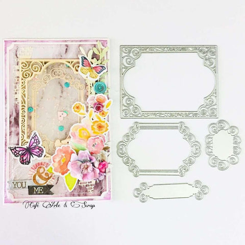 Lace Frame Ornament Tag Dies