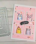 Nesting Rectangular Radio Line Frame Dies - Inlovearts