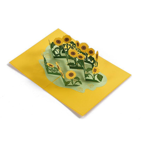 Inloveartshop Sunflower 3D Pop-up Card