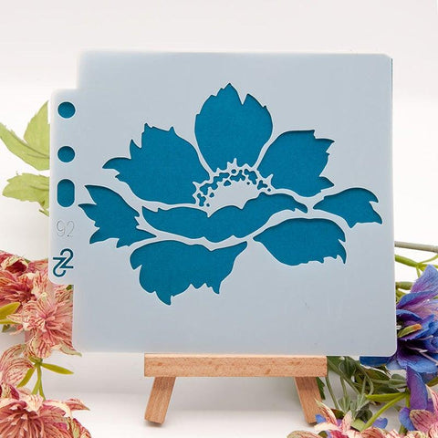 Blooming Flower Hollow Layering Stencils