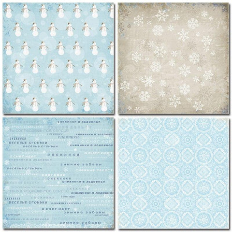 12 Inches Winter Story Background Paper