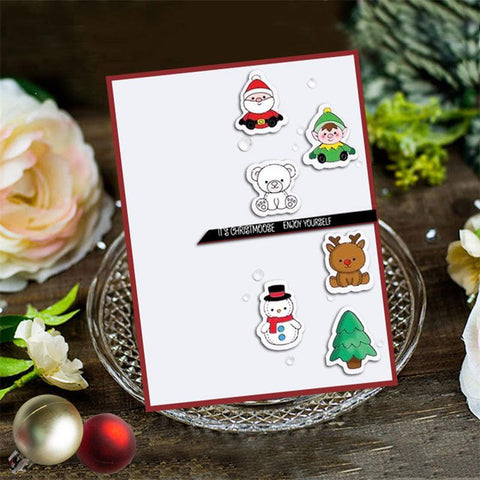Inloveartshop Santa Claus Christmas Series Dies with Stamps Set