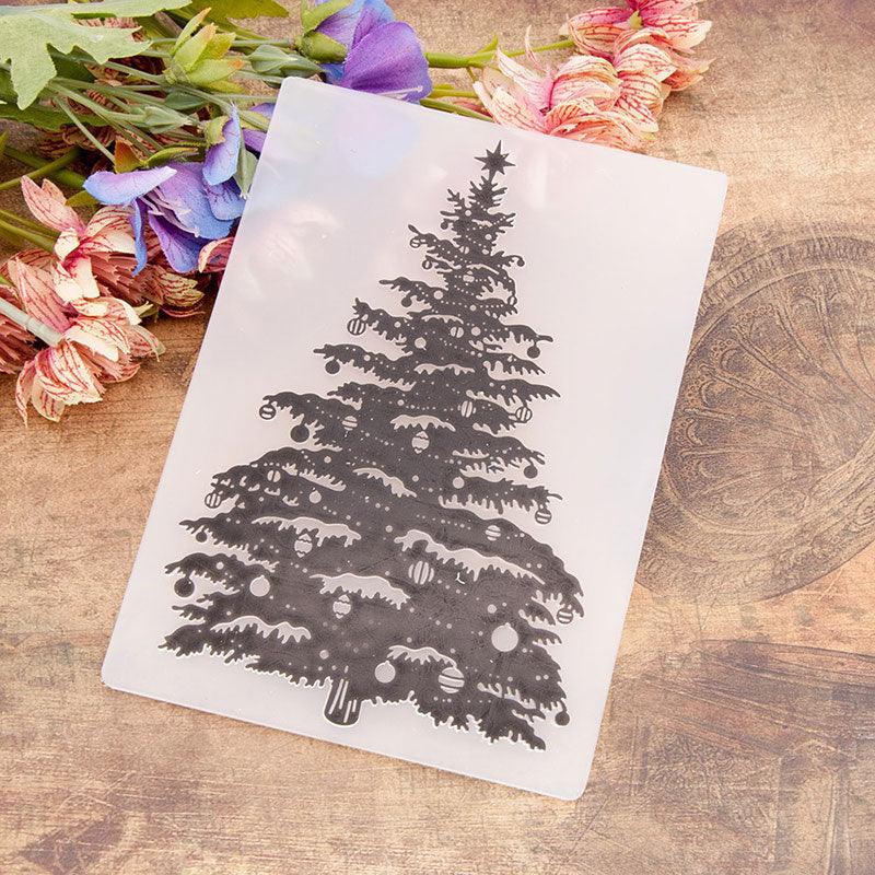 Inloveart Christmas Tree Emboss Folders