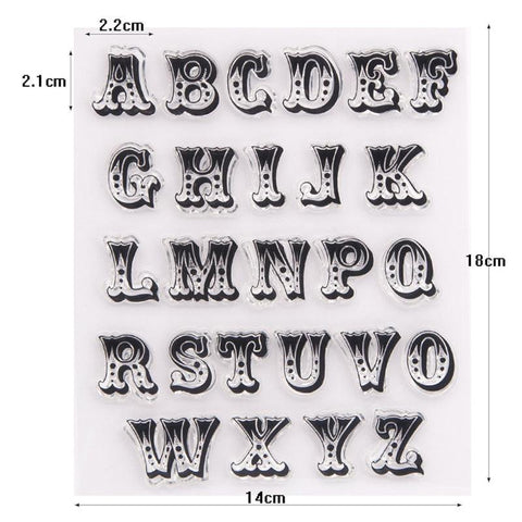 Inloveartshop Hand Account Transparent Seal Letters Stamps