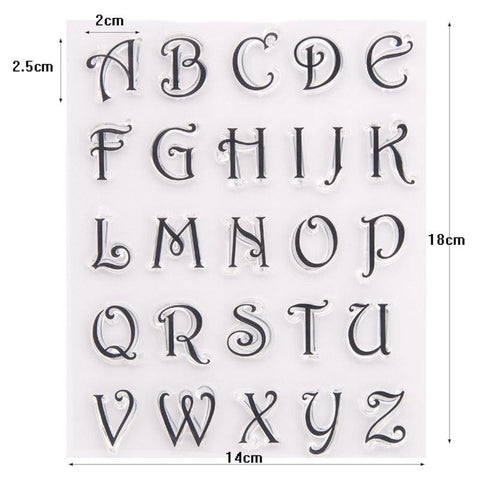 Inloveartshop Hand Account Transparent Seal Letters Stamps