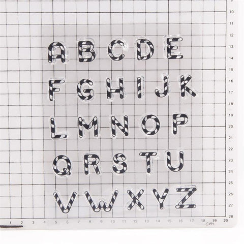 Inloveartshop Transparent Seal Letters Stamps