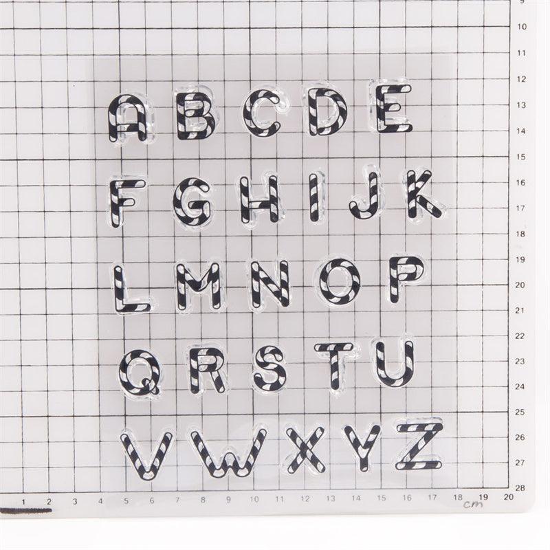 Inloveartshop Transparent Seal Letters Stamps
