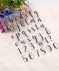 Inloveartshop Hand Account Transparent Seal Letters Stamps - Inlovearts