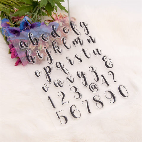 Inloveartshop Hand Account Transparent Seal Letters Stamps - Inlovearts
