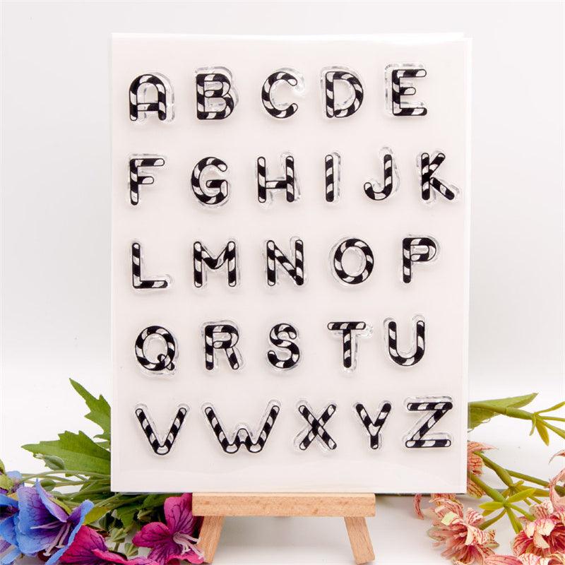 Inloveartshop Transparent Seal Letters Stamps