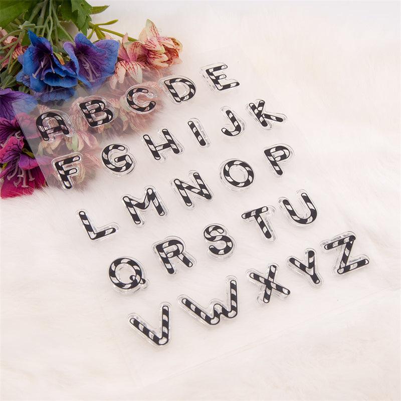 Inloveartshop Transparent Seal Letters Stamps