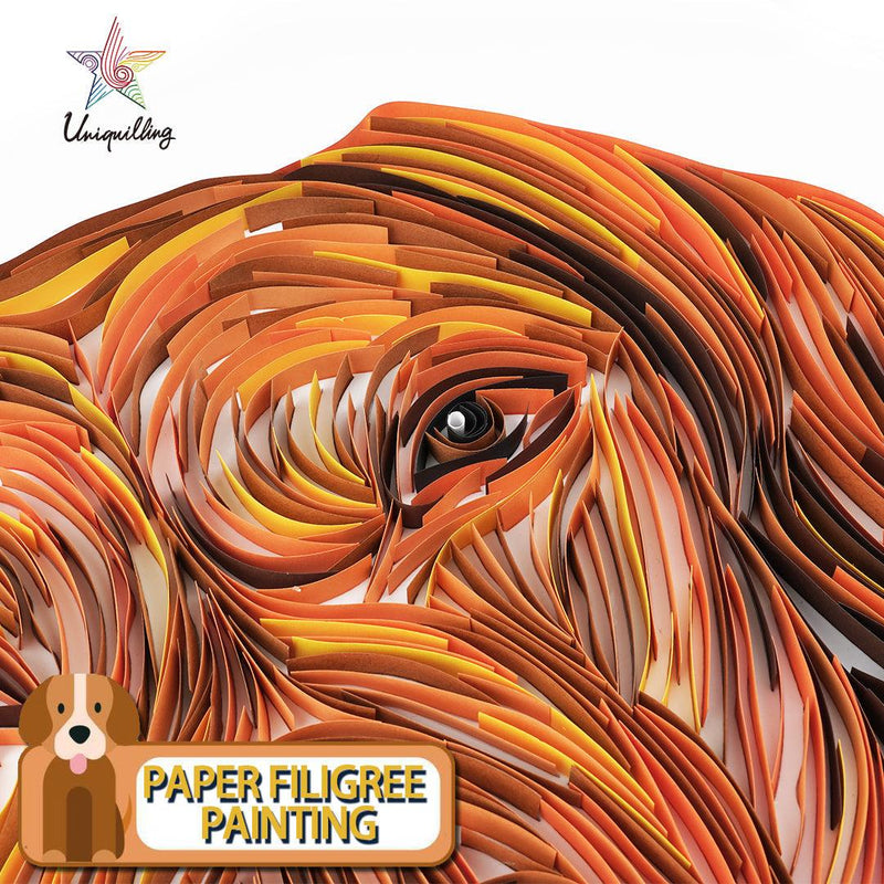 Paper Filigree Painting Kit -Labrador Retriever ( 16*20inch )