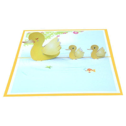 Duck 3D Greeting Card - Inlovecards