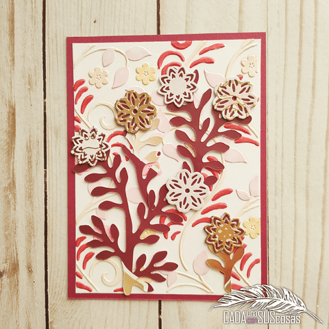 Inloveartshop Beautiful Branches and Leaves and Flowers Nature Cutting Dies