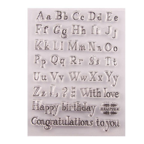 Inloveartshop Letter Combination Stamps
