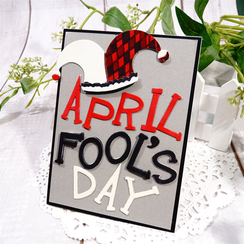 Inlovearts "April Fool's Day" Word Metal Cutting Dies