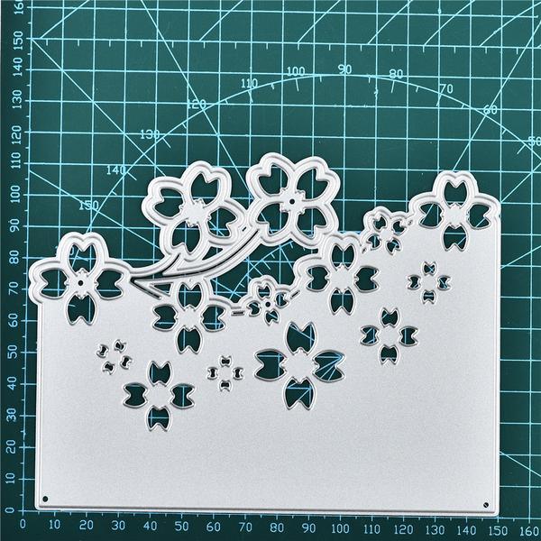 Inloveartshop Four-Leaf Clover Decor Border and Frame Cutting Dies