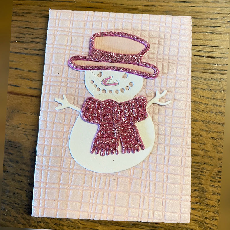 Inloveartshop Christmas Snowman Cutting Dies