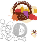 Happy Thanksgiving Basket Dies - Inlovearts