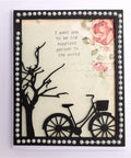 Silent Bicycle under The Tree Frame Dies - Inlovearts
