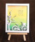 Silent Bicycle under The Tree Frame Dies - Inlovearts