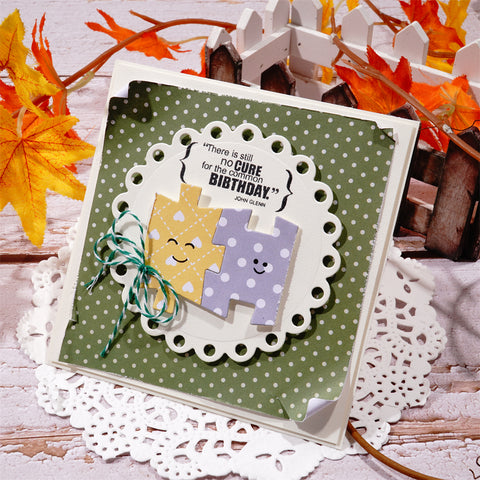 Inlovearts Spliceable Puzzle Background Cutting Dies