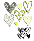Multiple Heart Decor Dies - Inlovearts