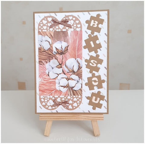 Inlovearts Independent Letter Puzzle Blocks Cutting Dies