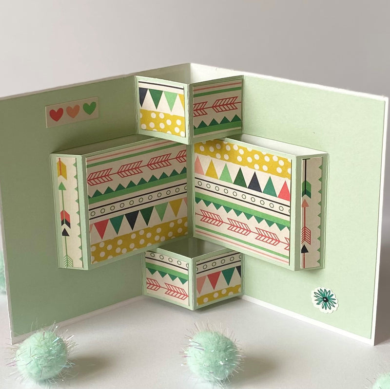 Inloveartshop Creative Rectangular Pop Up 3D Cutting Dies