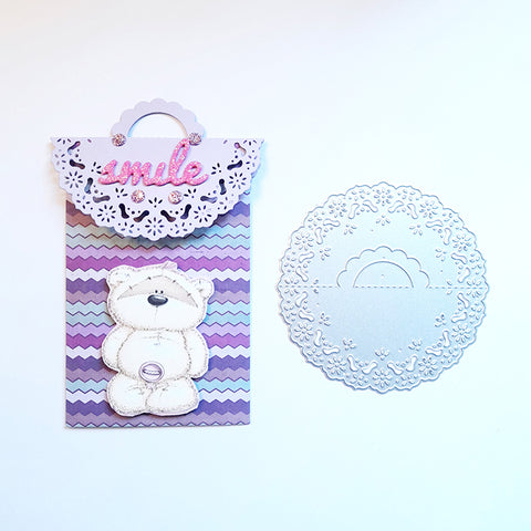 Inloveartshop Lace Bag Handle Boxes and Bags Cutting Dies