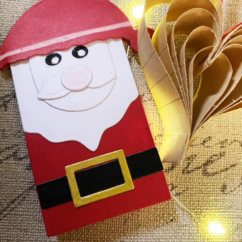 Inlovearts Stretchable Santa Bookmarks Metal Cutting Dies