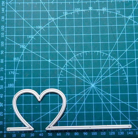 Inlovearts Beating Heart Border Cutting Dies