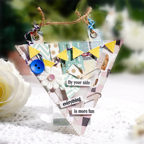 Inlovearts Triangle Stackable Nesting Cutting Dies