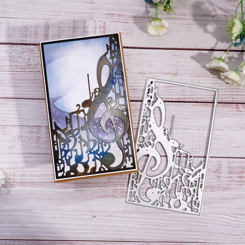 Inlovearts Music Note Frame Cutting Dies