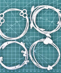 4Pcs Floral Wreaths Dies - Inlovearts