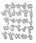 English Letters Alphabet Dies - Inlovearts