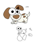 Cute Dog Cutting Dies - Inlovearts