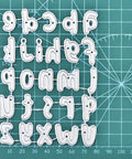 English Letters Alphabet Dies - Inlovearts