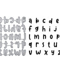 English Letters Alphabet Dies - Inlovearts