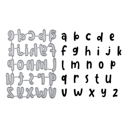 English Letters Alphabet Dies - Inlovearts