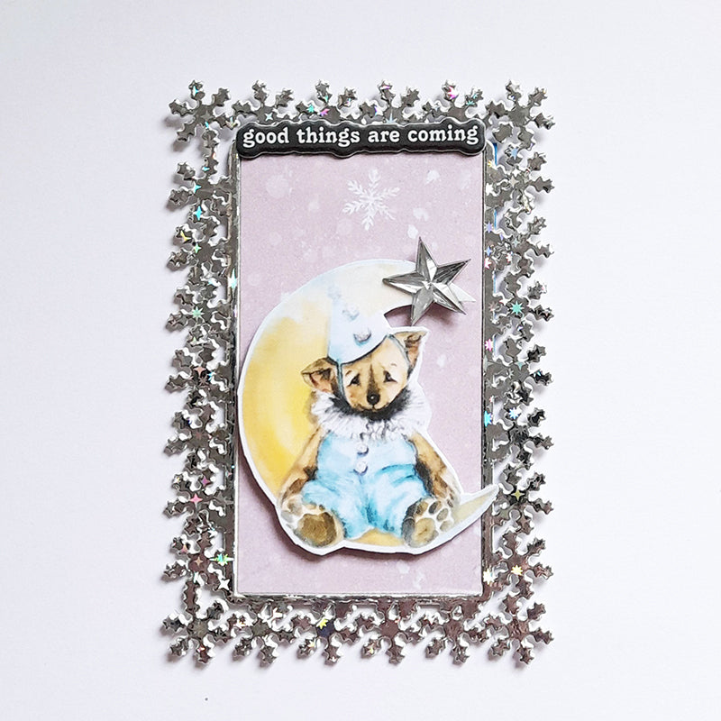 Inloveartshop 2pcs Snowflake Frame Cutting Dies