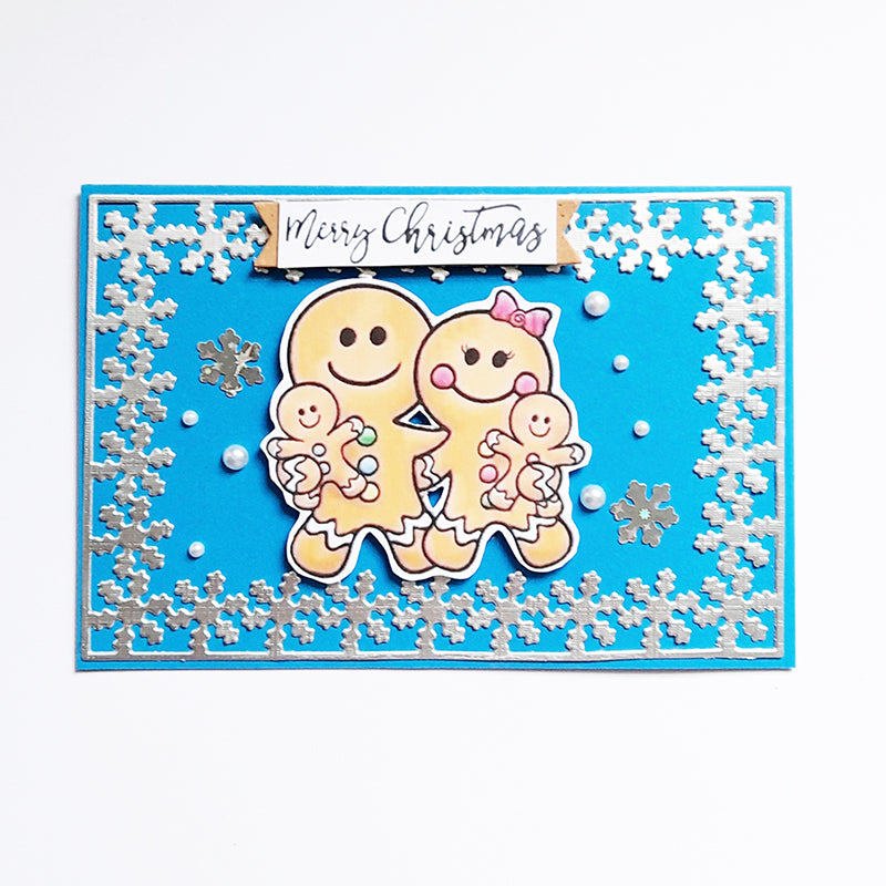 Inloveartshop 2pcs Snowflake Frame Cutting Dies