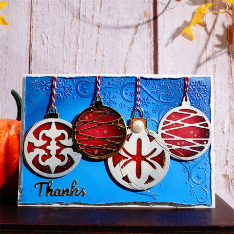 Inlovearts Christmas Ornament Metal Cutting Dies