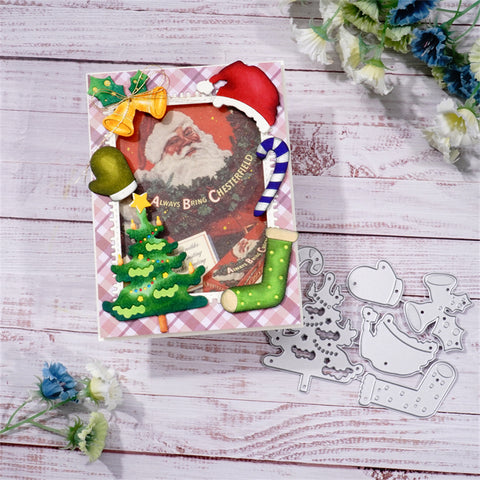 Inlovearts Christmas Theme Little Decor Metal Cutting Dies