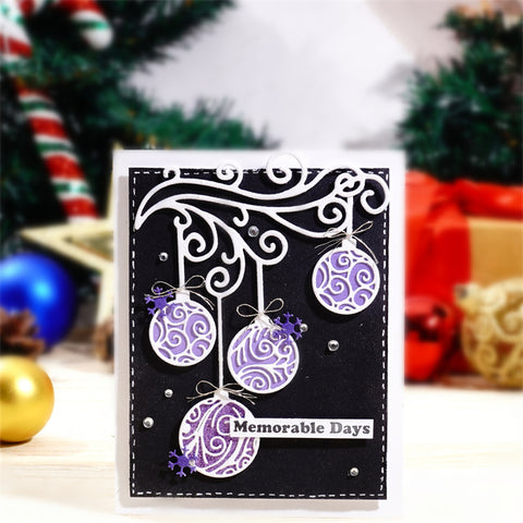 Inloveartshop Decorative Christmas Ball Cutting Dies